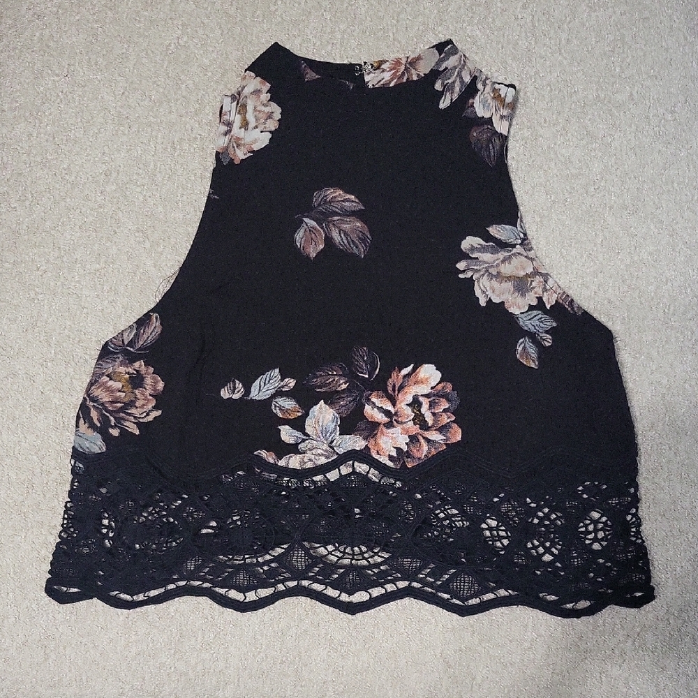 Womens Crop Top Tanktop Size Xs
